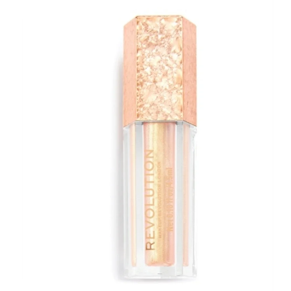Makeup Revolution Luxurious Lip Topper Shimmer Gloss 0.16 oz 4.5ml New Champagne